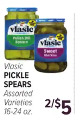 Cermak Fresh Market Vlasic PICKLE SPEARS offer