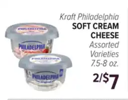 Cermak Fresh Market Kraft Philadelphia SOFT CREAM CHEESE offer