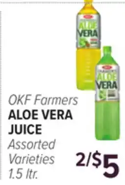 Cermak Fresh Market OKF Farmers ALOE VERA JUICE offer