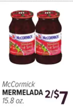 Cermak Fresh Market McCormick MERMELADA offer