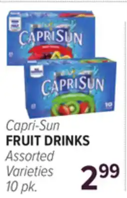 Cermak Fresh Market Capri-Sun FRUIT DRINKS offer