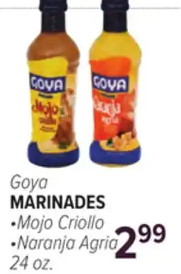 Cermak Fresh Market Goya MARINADES offer