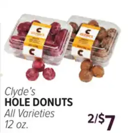 Cermak Fresh Market Clyde's HOLE DONUTS offer