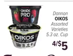 Cermak Fresh Market Dannon OIKOS offer