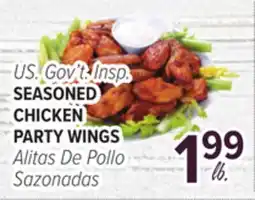 Cermak Fresh Market U.S. Gov't Insp. SEASONED CHICKEN PARTY WINGS offer