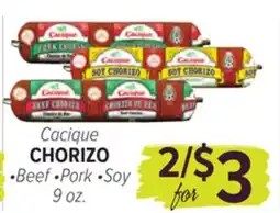 Cermak Fresh Market Cacique CHORIZO offer