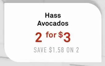 Standard Market Hass Avocados offer