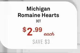 Standard Market Michigan Romaine Hearts offer