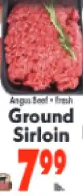 Marino's Supermarket Angus Beef + fresh Ground Sirloin offer