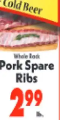 Marino's Supermarket Pork Spare Ribs offer