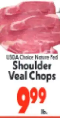 Marino's Supermarket USDA Choice Native Fed Shoulder Veal Chops offer