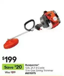 Lowe's Husqvarna 17-in Gas String Trimmer offer
