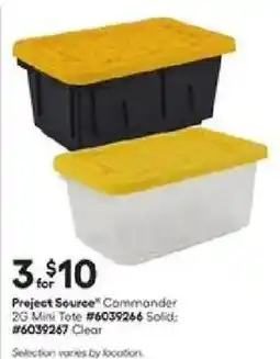 Lowe's Project Source commander 2g mini tote offer