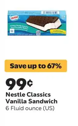 Grocery Outlet Nestle Classics Vanilla Sandwich offer