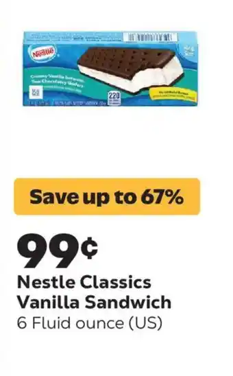 Nestle Classics Vanilla Sandwich