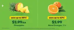 Grocery Outlet Pineapples offer