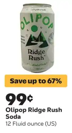 Grocery Outlet Olipop Ridge Rush Soda offer