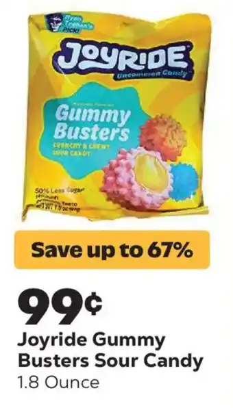 Grocery Outlet Joyride Gummy Busters Sour Candy offer