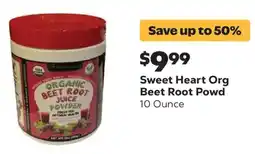 Grocery Outlet Sweet Heart Org Beet Root Powd offer