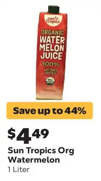Grocery Outlet Sun Tropics Org Watermelon offer