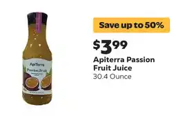 Grocery Outlet Apiterra Passion Fruit Juice offer