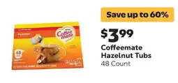 Grocery Outlet Coffeemate Hazelnut Tubs offer