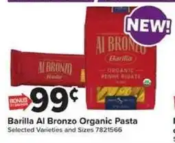 Giant Food Barilla Al Bronzo Organic Pasta offer