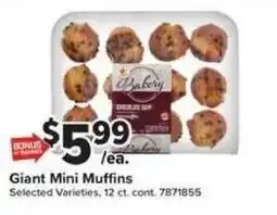 Giant Food Bakery Giant Mini Muffins offer