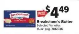 Giant Food Breakstone's Butter offer