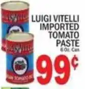 C Town Luigi Vitelli imported tomato paste offer