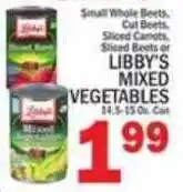 C Town Libby's mixed vegetables offer