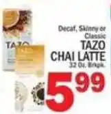 C Town Tazo chai latte offer