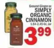 C Town Simply Organic Cinnamon offer
