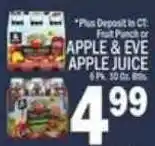 C Town Apple & Eve Apple Juice offer