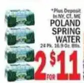 C Town Poland spring water offer