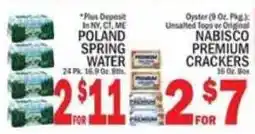 C Town Poland spring water offer
