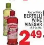 C Town Bertolli wine vinegar offer
