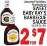 C Town Sweet Baby Ray's Barbecue Sauce offer