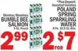 C Town Poland spring sparkling water offer