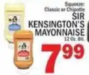 C Town Sir Kensington's Mayonnaise offer