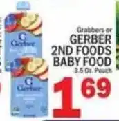 C Town Grabbers or Gerber 2nd Foods Baby Food offer
