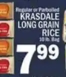 C Town Krasdale long grain rice offer