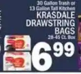 C Town Krasdale drawstring bags offer