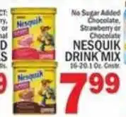 C Town Nesquik drink mix offer