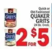 C Town Quaker grits offer