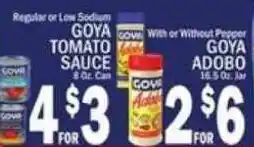 C Town Goya tomato sauce offer