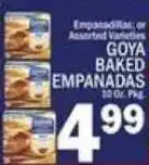 C Town Goya baked empanadas offer