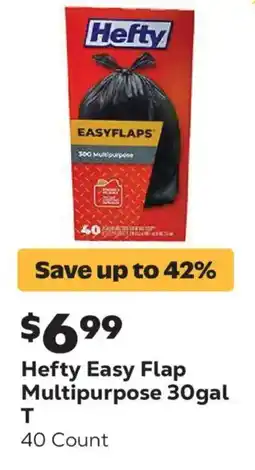 Grocery Outlet Hefty Easy Flap Multipurpose offer