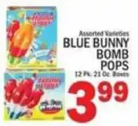 C Town Blue Bunny Bomb Pops offer