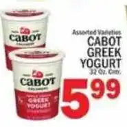 C Town Cabot greek yogurt offer